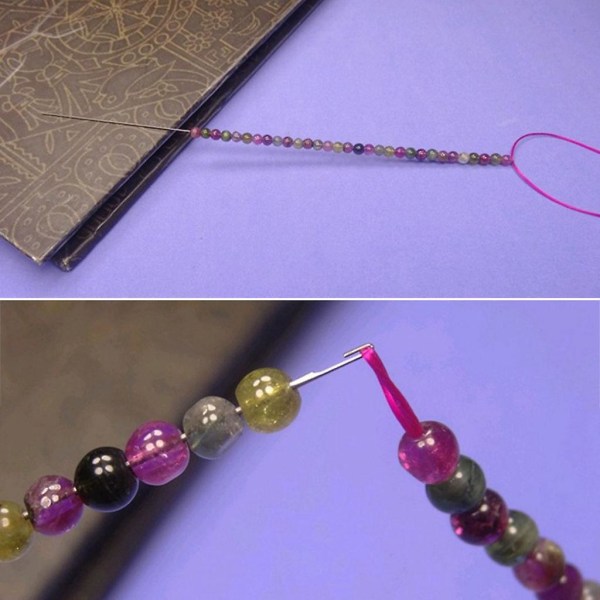 Beading Nåler Pins Åpne Buet Nål For Beads Armbånd Smykker Making Tool