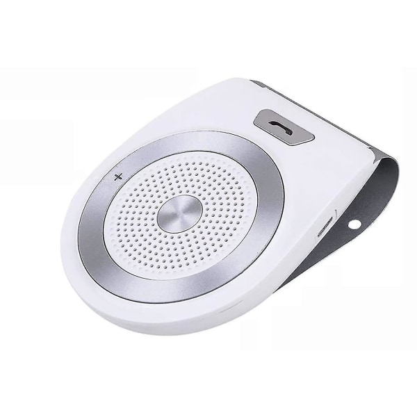Bluetooth-bilsett for håndfri bruk med innebygd bevegelsessensor, støtter GPS (farge: hvit)