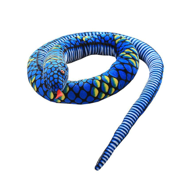 Børnelegetøj Prank Legetøj Big Boa Constrictor Fyldt blødt slange plyslegetøj 113 tommer