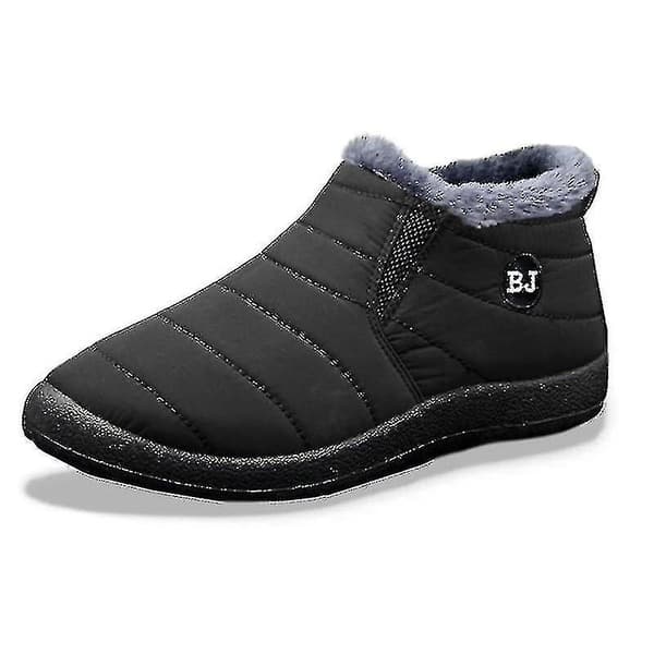 Unisex Ankel Vinterstøvler (størrelse, farve: 47-bj-sort)