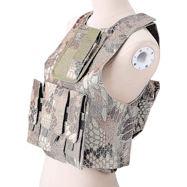 Børne Taktisk Vest Camouflage Kampvest Udendørs Felt Spil Kampkunst Træning Beskyttelse