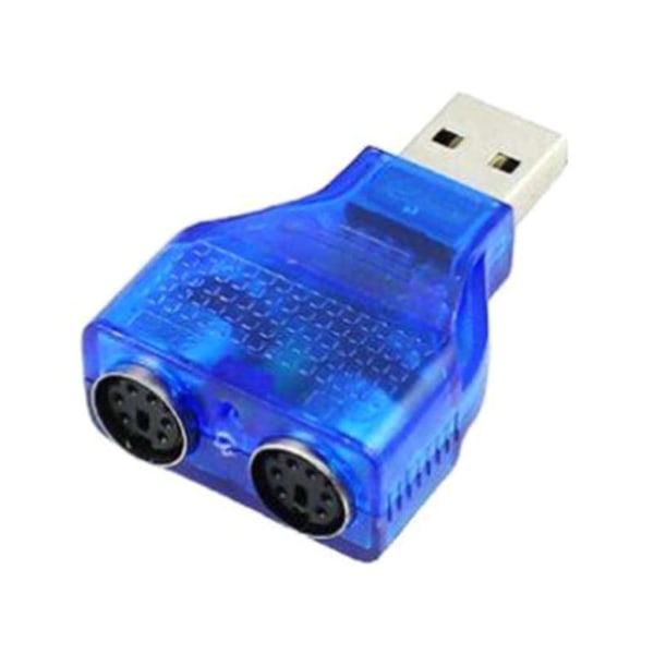 Usb-hane till Ps2-hona adapter för PC-tangentbord och mus