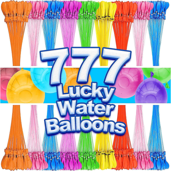 Vannballonger Øyeblikkelig ballonger Enkelt hurtigfyllende ballonger Splash Moro For barn Jenter Gutter Ballongsett Festspill Quick Fill 777 Ba
