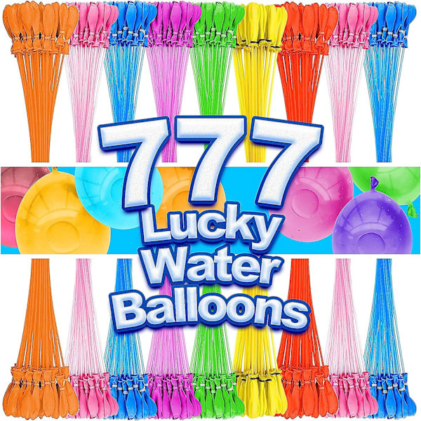 Vattenballonger Instant Ballonger Lätt Snabb Fyllning Ballonger Stänk Kul För Barn Flickor Pojkar Ballongset Festspel Snabb Fyllning 777 Ba