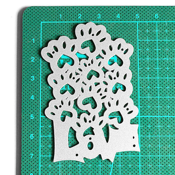 Kærlighedshund Pote Metal Skæreforme Stencil Scrapbooking DIY Album Stempel Papir Kort