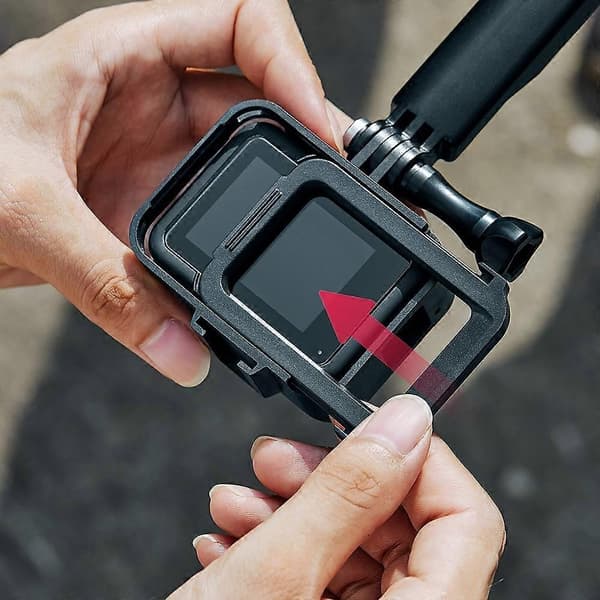 Plastskyddsfodral för GoPro Hero 8 Black Shell Action Camera Border Cover Housing Mount