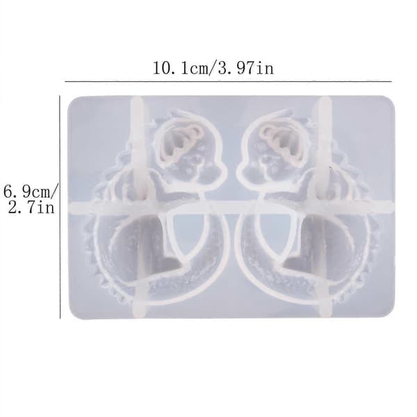 3D silikone harpiks støbeform fondant forme epoxy harpiks silikone forme