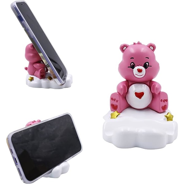 Söt björn Mobilhållare Ställ Djur Smartphone Skrivbordshållare för alla mobiltelefoner Söt Telefonställ Skrivbordsprydnad