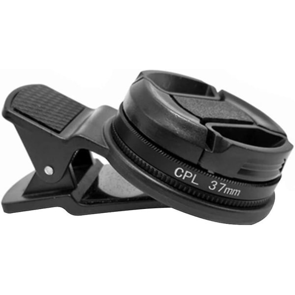 Hd telefonlins 37mm professionell kameralinssats för telefon, bärbar Cpl-filterlins