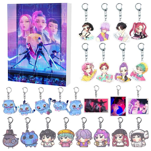 Julekalender, K-Pop Devil Hunter Julekalender, Julegave, Passer for Witch Hunter Gruppe A J