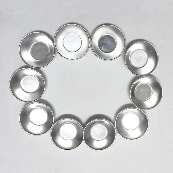 20 stk. Anodisert aluminium egg tart cupcake kakeform puddingform baking