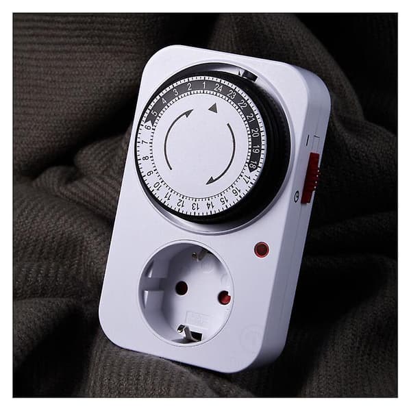 Programmerbare Mekaniske Stikkontakter, Elektrisk Stikkontakt Programmer, Timer Stikkontakt -- (230v 50hz 16a)