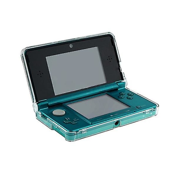 Kristallklart case för Nintendo 3ds Cover 3ds - konsol Komplett skydd Plast- case