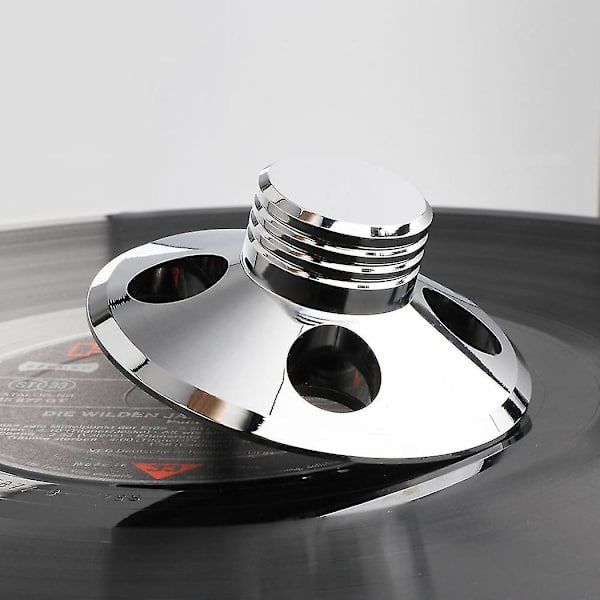 Ny Audio LP Vinyl Skivspelare Metallisk Skivstabilisator Viktklämma Hifi