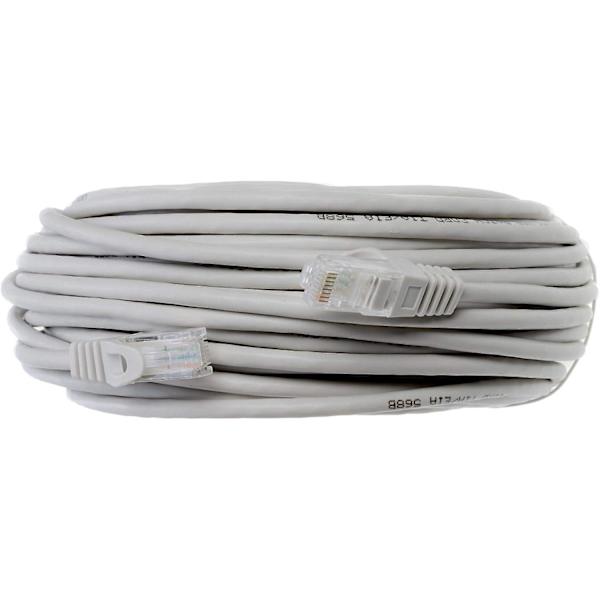 20m harmaa Cat6 Ethernet-kaapeli, verkko, nopea, liitäntäjohto, yhteensopiva reitittimen, modeemin, älytelevision, PV:n, kannettavan tietokoneen ja pelikonsolien kanssa