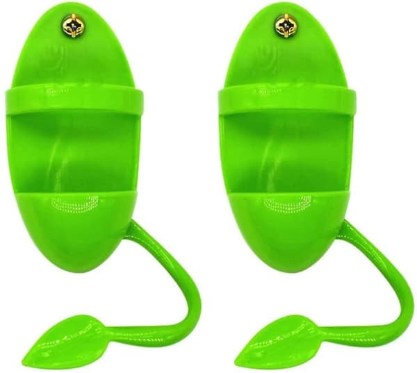 Pakke med Plastikfuglestativer til Papegøjer og Parakitter Grøn