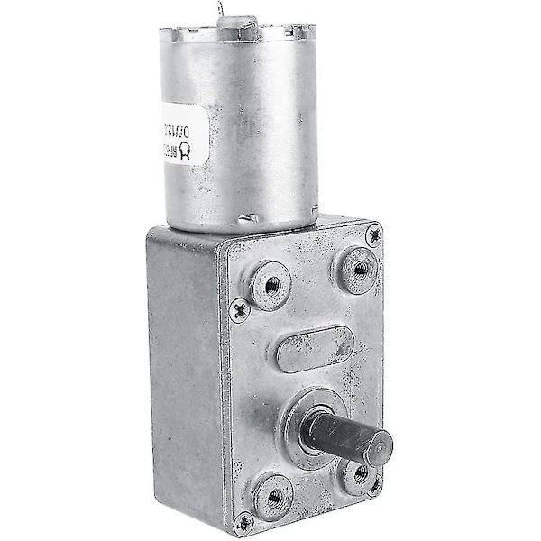 12v elektrisk reversibel reduktionsmotor med høj moment turbine snekkegear