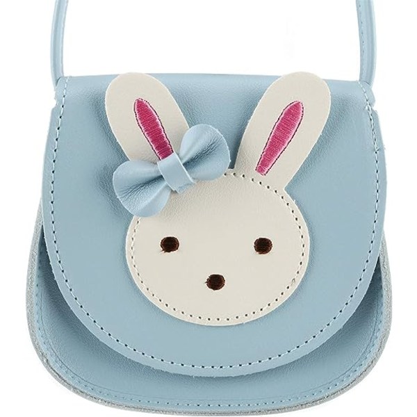 Little Rabbit Ear Bow Crossbody kukkaro, PU-olkalaukku lasten tytöille taaperoille