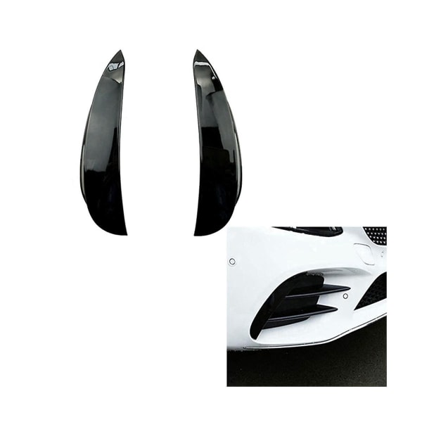 Front Bumper Splitter Sidofläns Skydd för - E-klass W213 C238 E200 E300 E350 2016-2019
