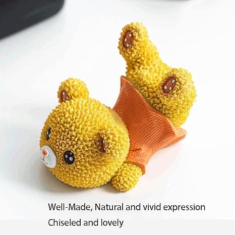 Telefonholder - Sød bamse til skrivebord - Mobilholder til iPhone - Telefonholder til seng - Kawaii