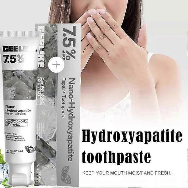 1-5X CEELIKE Hydroxyapatite Tandpasta Emaljeforstærkning og Følsomhed. Blegning