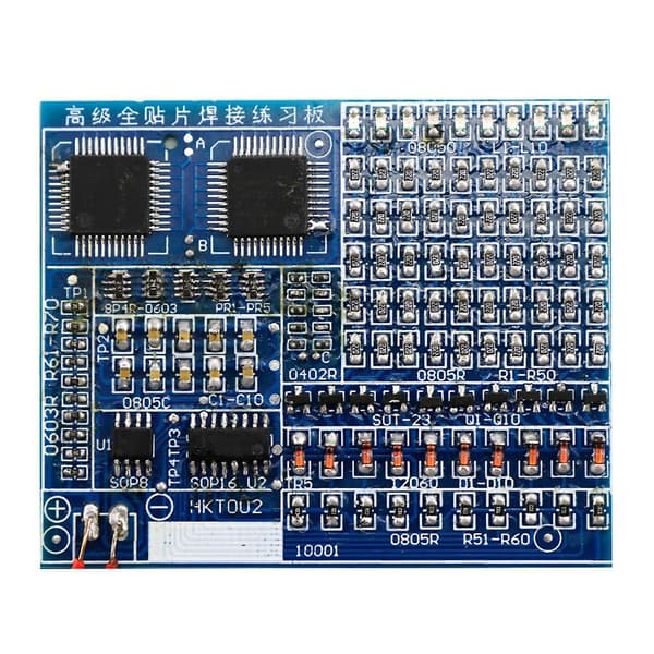 Lödkursbräda Kit Resistor Diod Transistor Svetsövning Professionell För Elektronikstuderande Studenter Entusiaster