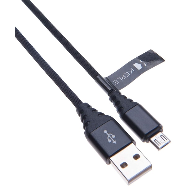 Micro Usb-kabel Hurtiglading Android-lader Hurtiglading Nylonflettet Kompatibel med Sony Xperia Z3 / Z3 Compact, Z4-nettbrett, Z