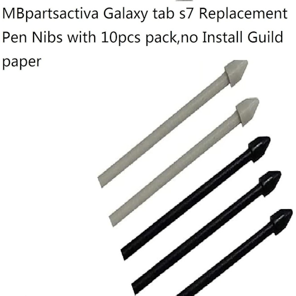 (2-pack) Stylus S Pen-spetsar/toppar ersättning för Samsung Galaxy Tab S7 11.0\" Wi-fi/lte/5g, Galaxy Tab S7+/s7 Plus 12.4\" Wi-fi/lte/5g