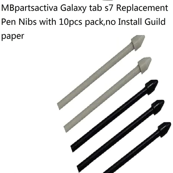 (2 pakke) Stylus S Pen Nibs/spisser Erstatning for Samsung Galaxy Tab S7 11.0" Wi-fi/lte/5g, galaxy Tab S7+/s7 Plus 12.4" Wi-fi/lte/5g