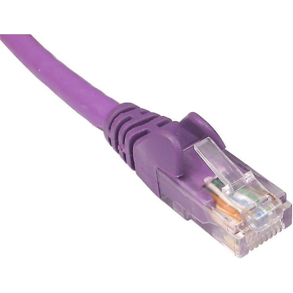 3m Violet Premium Cat5e (forbedret) nettverkskabel - Ethernet - Lan - Patch - Internett - Bredbånd - Ruter - Hub - Modem -10/100
