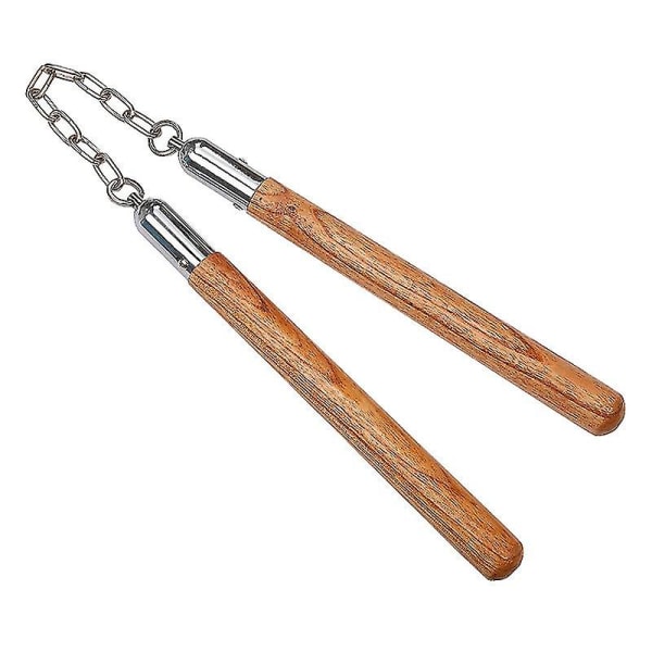 Logg Nunchaku Trä Nunchaku Trä Nunchaku Kampsport Sportträning Nunchaku Massivt Trä Nunchaku