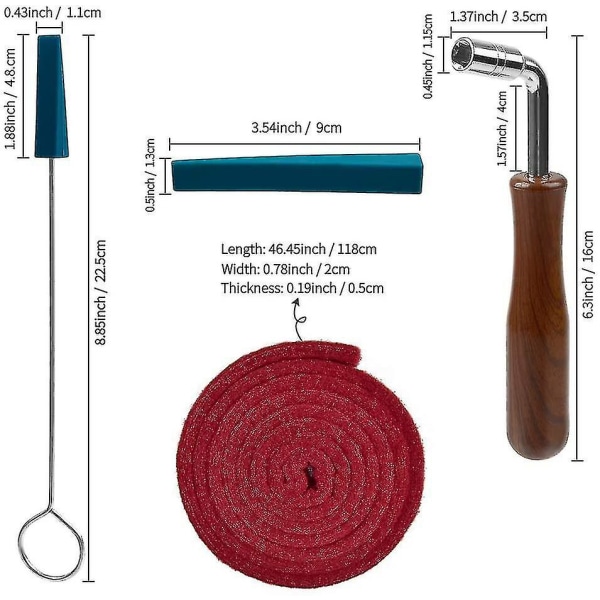 Piano Tuning Kit, Profesjonelt Piano Tuning Kit Inkludert Tuning Wrench Hammer, Temperament Strip