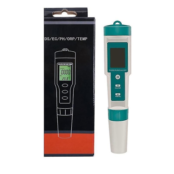 7 in 1 Ph/tds//orp/salinity /s.g/temperature Meter C-600 Vedenlaadun Testaaja Juomavedelle, A