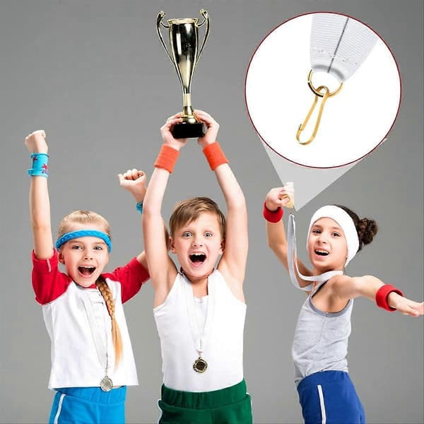 100 st halsband med snäppklämmor Medalj Solid Award Lanyards B