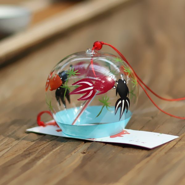 Japanilaiset Edo Furin -lasikellojen tuulettimet syntymäpäiville, jouluun ja kotiin