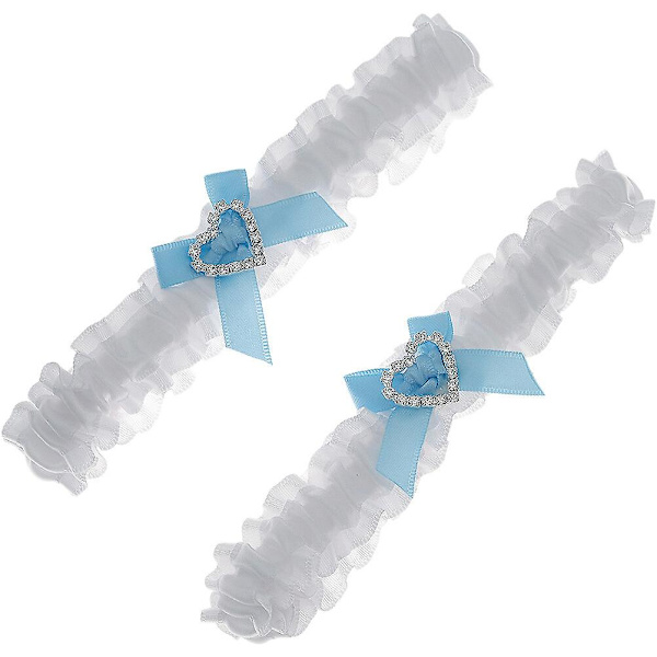 2 stk Brud Tilbehør Blonder Strømpebånd Brud Blonder Bryllup Strømpebånd Brud Brud Strømpebånd Bryllupsdag