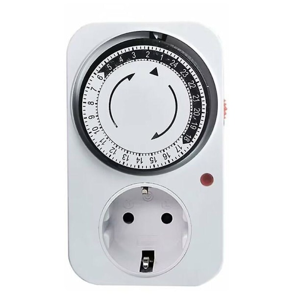 Programmerbare mekaniske stikkontakter, elektrisk stikkontaktprogrammerer, timerkontakt -- (230v 50hz 16a)