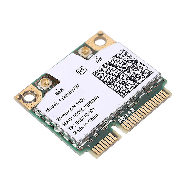 Centrino Wireless-n 1000 Wifi Link1000 802.11 B/g/n 112bnhmw 300mbps Puolikas Mini Pci-e Langaton Kortti