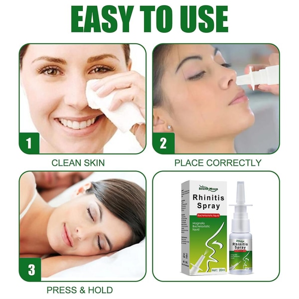 1-3 kpl nuha-nenäsumute Natural Fast Relief nenäsuihke aivastelu Sinuiitti kuorsauksen hoito nenänhoitosuihke