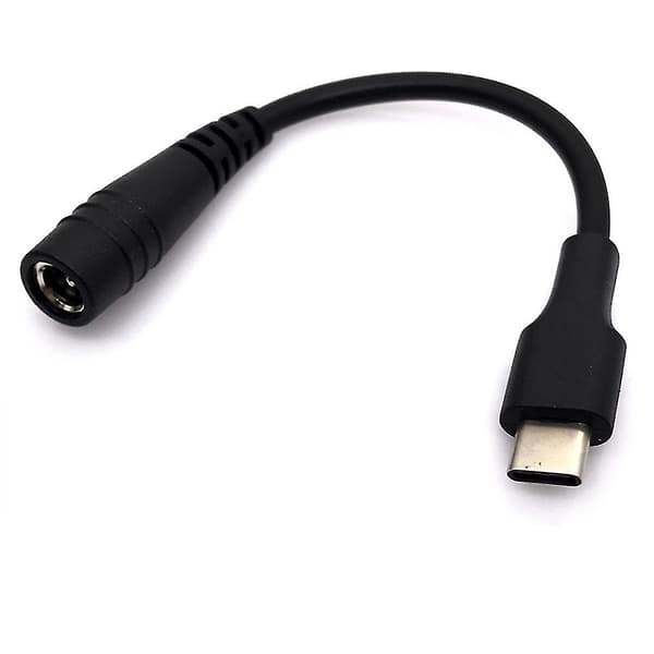 Computer Opladningskonverter DC5.5x2.1mm Til Type-C Han Converter Strømledning