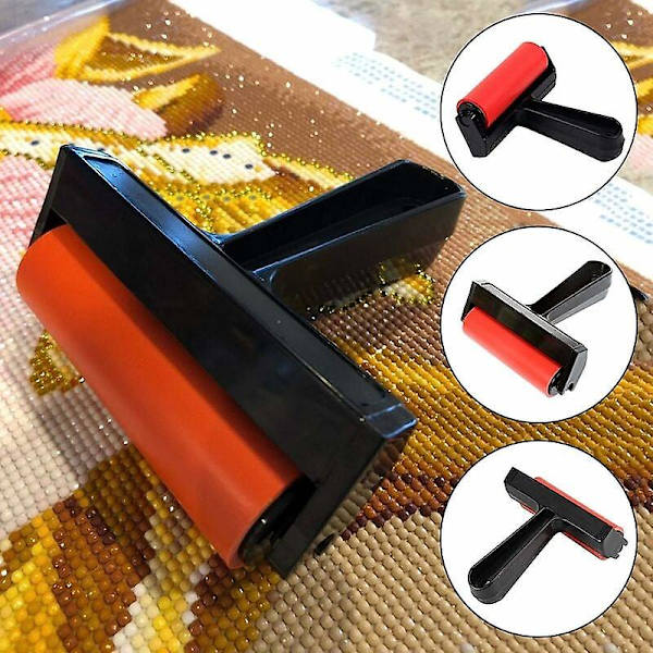 5D DIY Timanttimaalaus Rulla Aikuisten - Strassit Kirjontakitti (1 Kpl, Punainen)