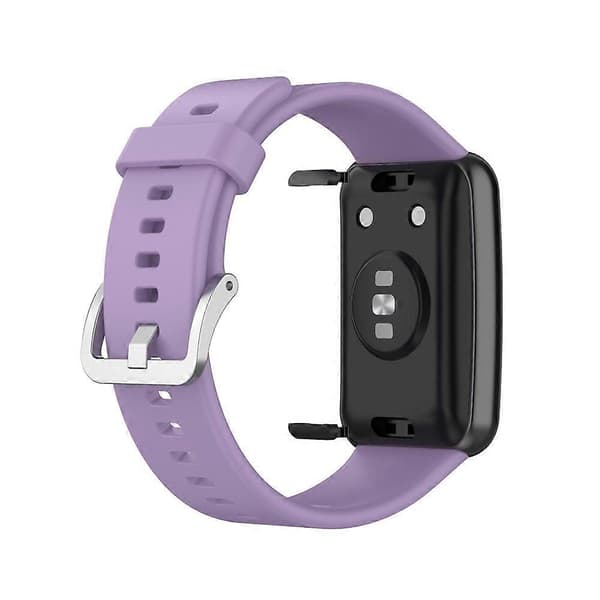 Blød silikone urrem til Huawei Watch Fit - Lys lilla Light Purple