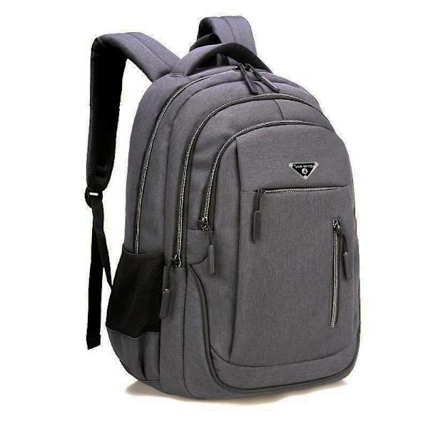 USB-laddningsbar affärsdatorryggsäck med hög kapacitet, casual ryggsäck, studentreseväska Dark Gray