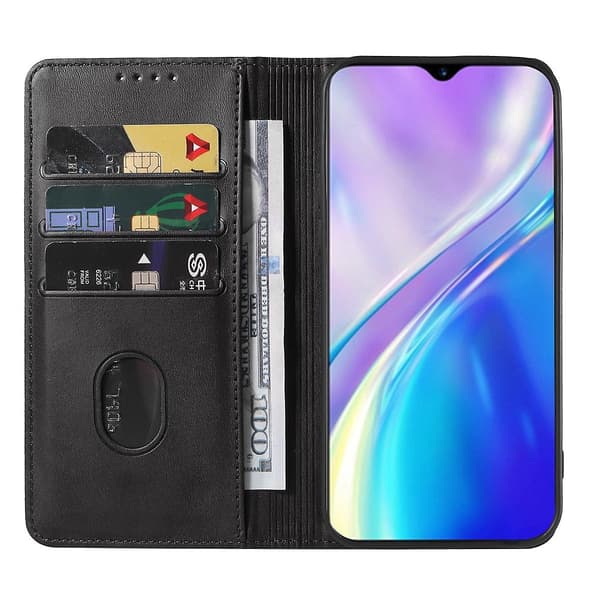 Magnetiskt Läderfodral för Realme Xt
