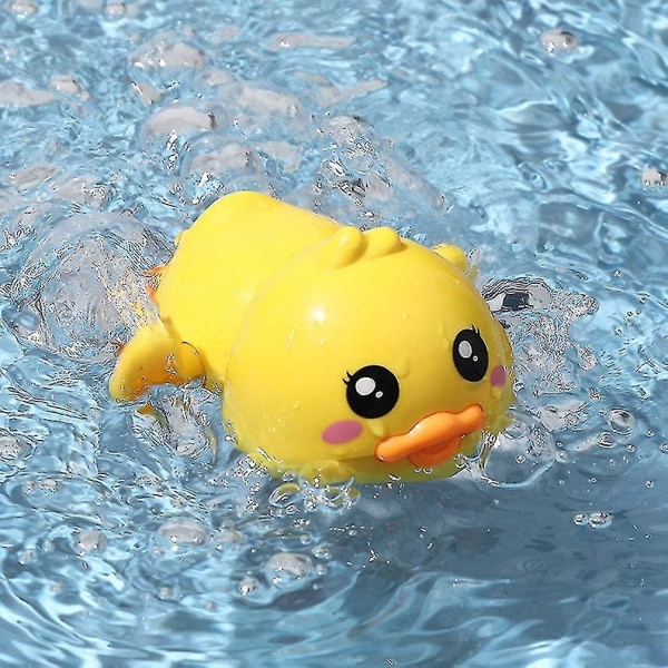 6 kpl Float Duck Baby Bath Lelu Mini Ducky Animal Wind Up Kellokoneisto Lelut Suihku