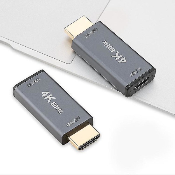 Usb3.1typec hona till hdmi hane hd-adapter 4k@60hz USB c hona till hdmi-adapter