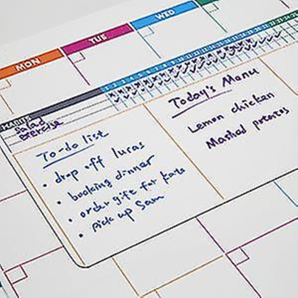 Dry Erase Calendar Whiteboard Magnetiska kalendrar För Kylskåp Habit  Tracker Vecko Whiteboard-kalender Set För Familjehem Sch 675e | Fyndiq