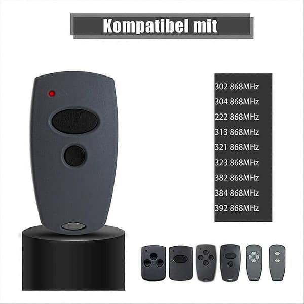 2 stk. 868,3 MHz Garageport Håndsender til Marantec D302-868
