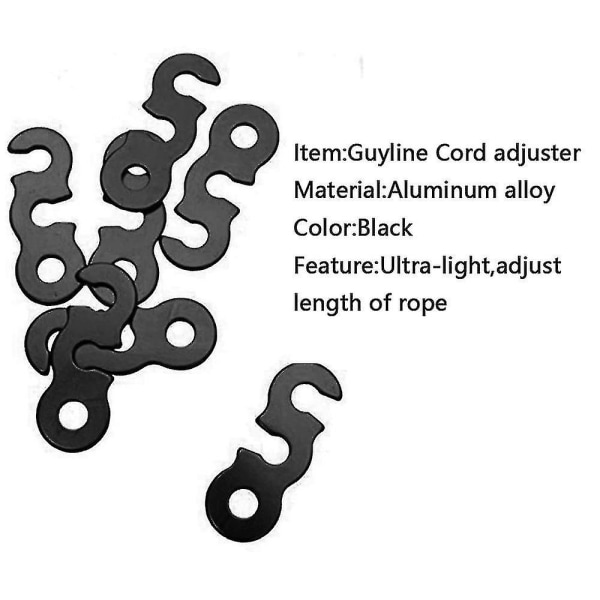 Ultralätt Tält Spännare Rep i Aluminiumlegering