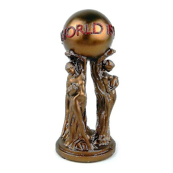 Verden er din harpiksstatue samleobjekt premium rekvisit filmreplika trofæ--
